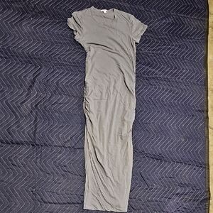 Casual Gray Maxi Dress